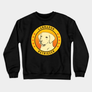 Labrador Retriever Dog Portrait Crewneck Sweatshirt